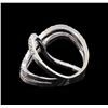 Image 3 : 0.65 ctw Diamond Ring - 14KT White Gold