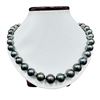 Pearl and Diamond Necklace - 14KT White Gold