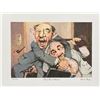 Image 1 : Charles Bragg OUT OF COURT SETTLEMENT Lithograph Lawyer Judge Art