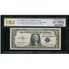 Image 1 : 1935D $1 Narrow Silver Certificate PCGS 67PPQ