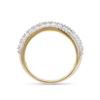 Image 4 : 14KT Yellow Gold 1.32ctw Diamond Ring