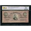 Image 1 : 1864 $50 T-66 Confederate PCGS 55