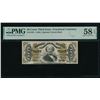 Image 1 : 50 Cent Third Issue Fractional PMG 58EPQ