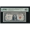 Image 1 : 1935A $1 Hawaii Silver Certificate PMG 65EPQ