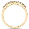 Image 2 : 14KT Yellow Gold 0.50ctw Champagne Diamond Ring