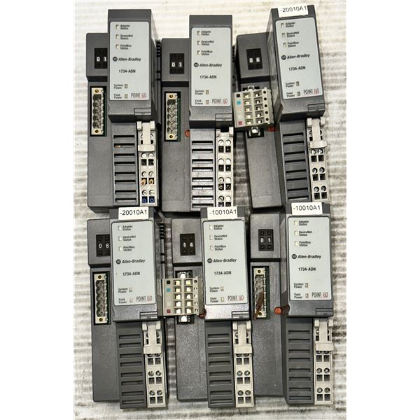 Lot of (6) Allen-Bradley #1734-ADN / #92427071 Modules