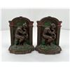 Image 1 : Antique Cast Iron Book Ends The Thinker