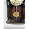 Image 3 : Antique German 8 Day Wall Clock in Oak Case