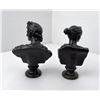 Image 2 : Antique Pot Metal Apollo and Daphne Busts