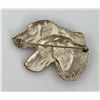 Image 2 : Sterling Silver Hunting Dogs Brooch