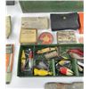 Image 3 : Antique Metal Liberty Tackle Box and Contents