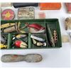 Image 4 : Antique Metal Liberty Tackle Box and Contents