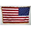 Image 4 : 50 Star US Military Gold Fringe American Flag