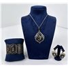 Image 1 : Siam Sterling Silver 3pc Matching Jewelry Suite