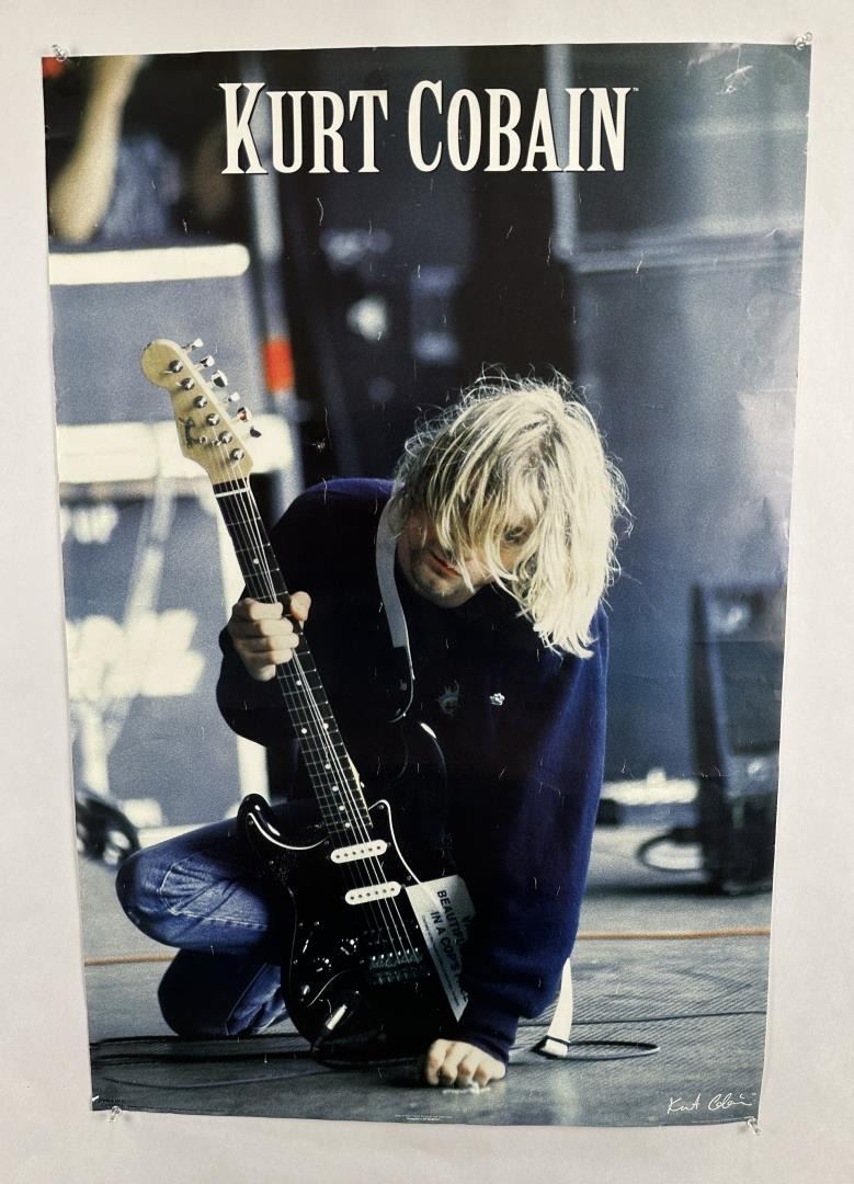 Kurt Cobain Nirvana Band Poster