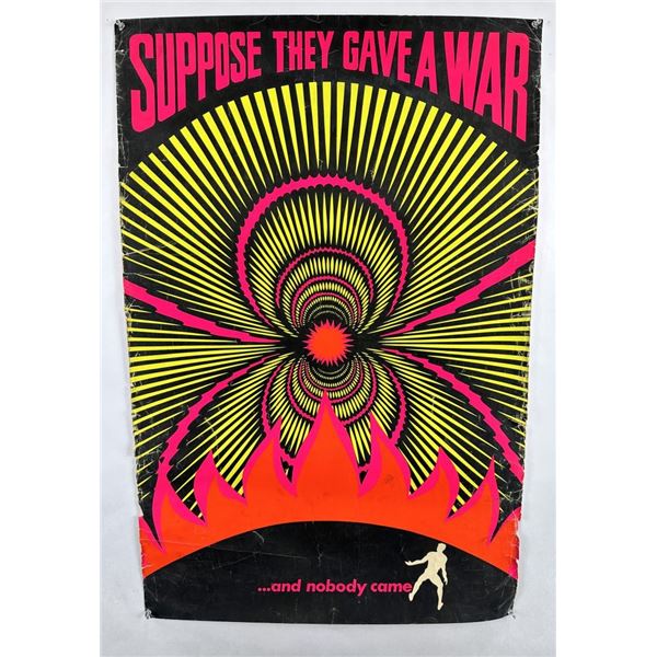 Black Light Anti Vietnam War Propaganda Poster