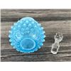 Image 5 : Fenton Glass Blue Hobnail Cruet