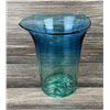 Image 1 : Don Shepard Blenko Glass Big Sky Blue Vase