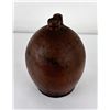 Image 3 : Antique Redware Ovoid Stoneware Handled Jug