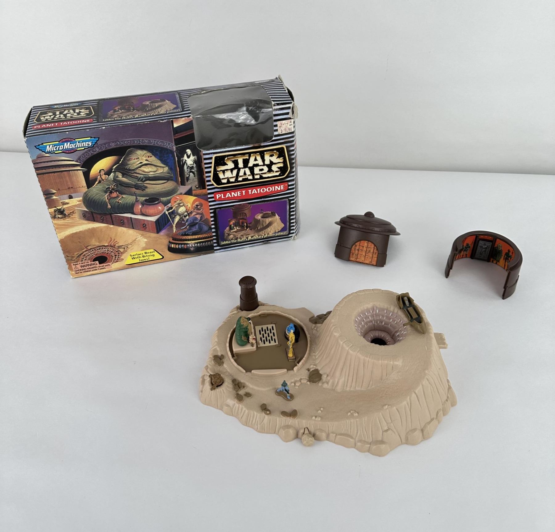 MICRO MACHINES STAR Wars Planet Tatooine Jabba the Hutt and Action MICRO MACHINES STAR Wars Planet Tatooine Jabba the Hutt and Action