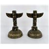 Image 1 : Cygnus Bronze Totem Pole Bookends