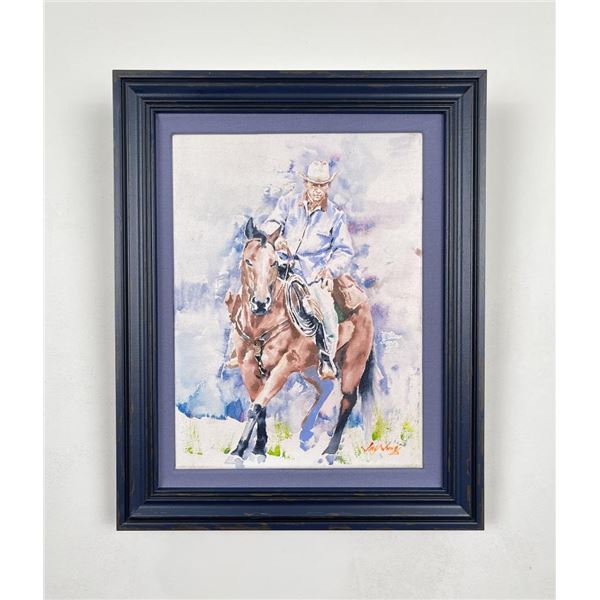 Jay Jung Cowboy Painting