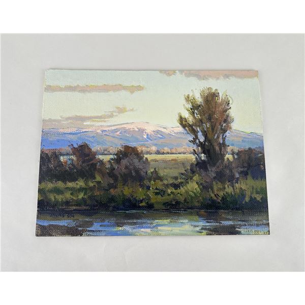 Taylor Lynde Montana Oil Painting