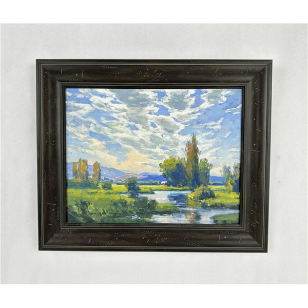 Taylor Lynde Montana Oil Painting