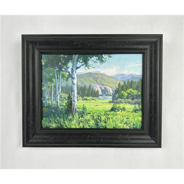 Taylor Lynde Montana Oil Painting