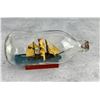 Image 2 : Folk Art Ship in a Bottle Model