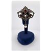 Image 1 : Victorian Silver Garnet and Pearl Brooch