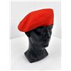 Image 1 : Toledo Wool Red Beret Hat