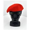 Image 2 : Toledo Wool Red Beret Hat