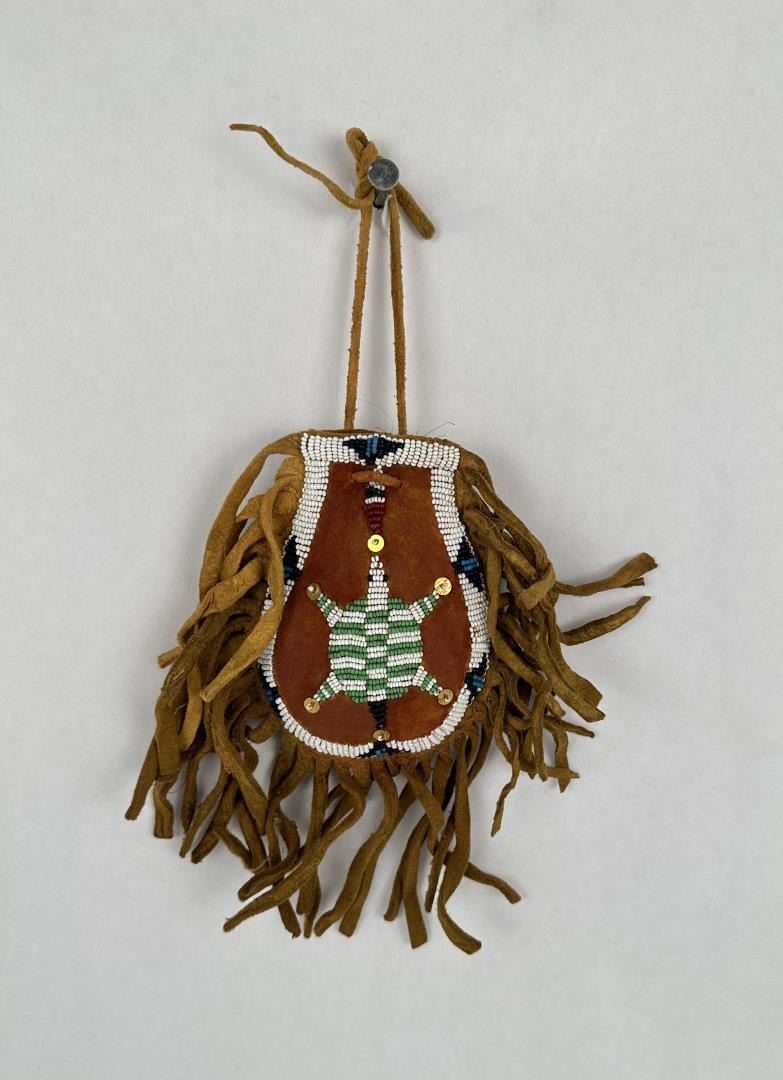 Native String Pouch Plains Native American Indian Beaded Pouch