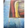 Image 2 : Abstract Oil on Board Painting