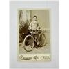 Image 1 : Butte Montana Boy With Bicycle Cabinet Card Photo