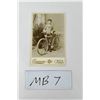 Image 3 : Butte Montana Boy With Bicycle Cabinet Card Photo