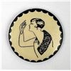 Image 1 : Art Deco Flapper Celluloid Pocket Mirror