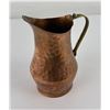 Image 2 : Hand Hammered Copper Ewer Pitcher