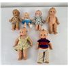 Image 1 : Collection of Vintage Cameo Rubber Kewpie Dolls