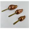 Image 2 : French Copper Graduated Scoop Set