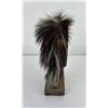 Image 3 : Native American Indian Skunk Tail Hair Ornament