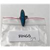 Image 5 : Zuni Inlaid Turquoise Sterling Silver Ring