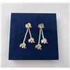 Image 2 : Sterling Silver Elephant Earrings