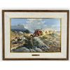 Image 1 : Lloyd Harting Stagecoach Watercolor Painting