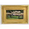 Image 1 : Jack Koonce Bobcat Oil on Board Painting