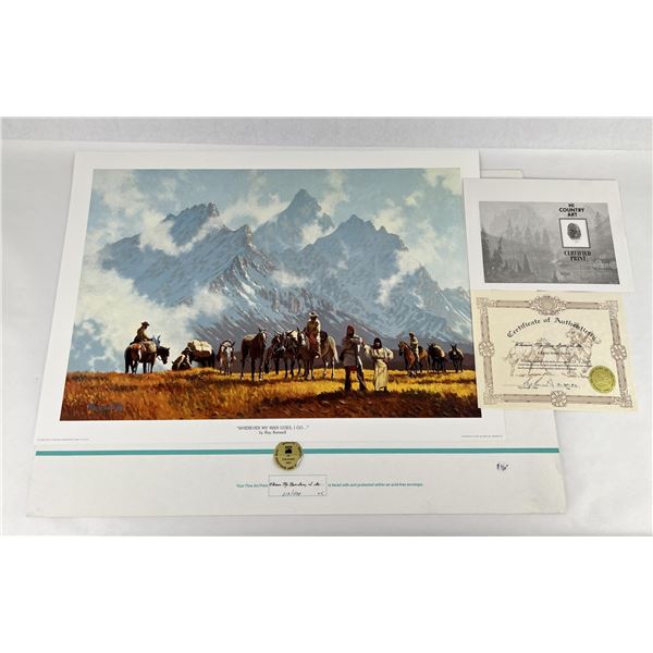 Roy Kerswill Wherever My Man Goes I Go Print