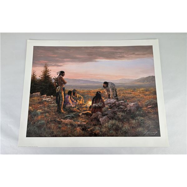 Howard Terpning To Capture Enemy Horses Print