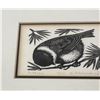 Image 2 : Dale Dearmond Chickadee Woodblock Print