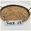Image 4 : Salish Indian Round Handled Basket Tray